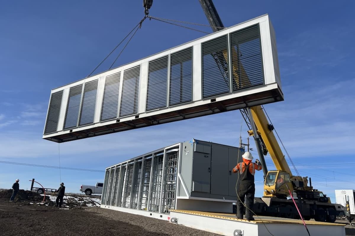 Bitcoin mining facility in Iowa