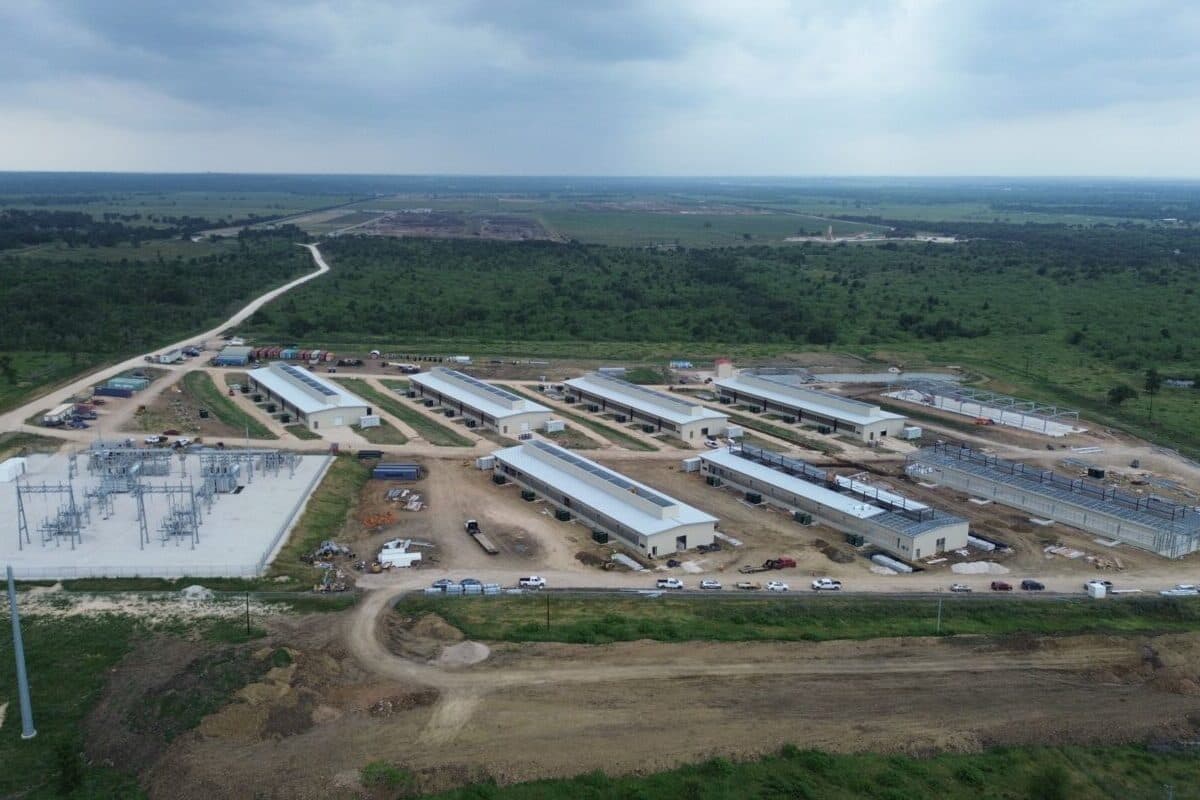 Bitcoin mining facility in Iowa